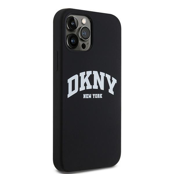 Dkny Dkhmp12Msnyach Iphone 12/12 Pro6.1 Czarny/Black Hardcase Liquid Silicone White Printed Logo Magsafe