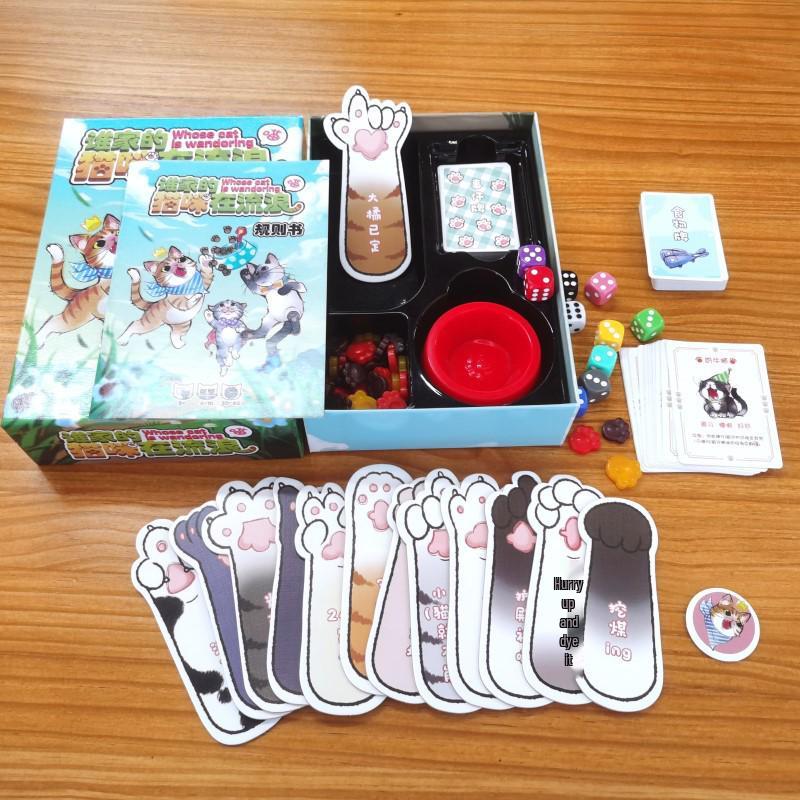 Бродячий кот: Креативная настольная игра для 4-10 игроков