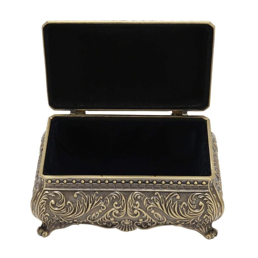 Vintage Jewelry Box Home Creative European Style Treasure Storage Case Wedding Birthday Gift Retro