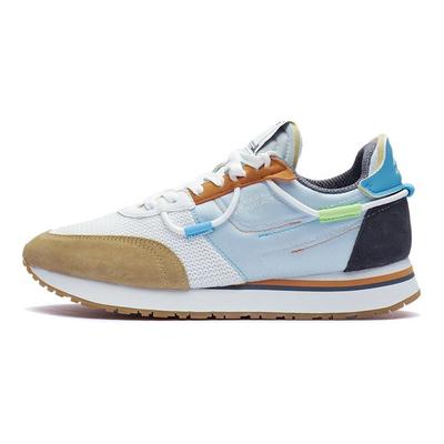 Li Ning Star Fragment Shock Absorbing Non-Slip Wear-Resistant Breathable Rebound Low-Top Running Shoes Men Sneakers Illusion-Blue AGCR329-4