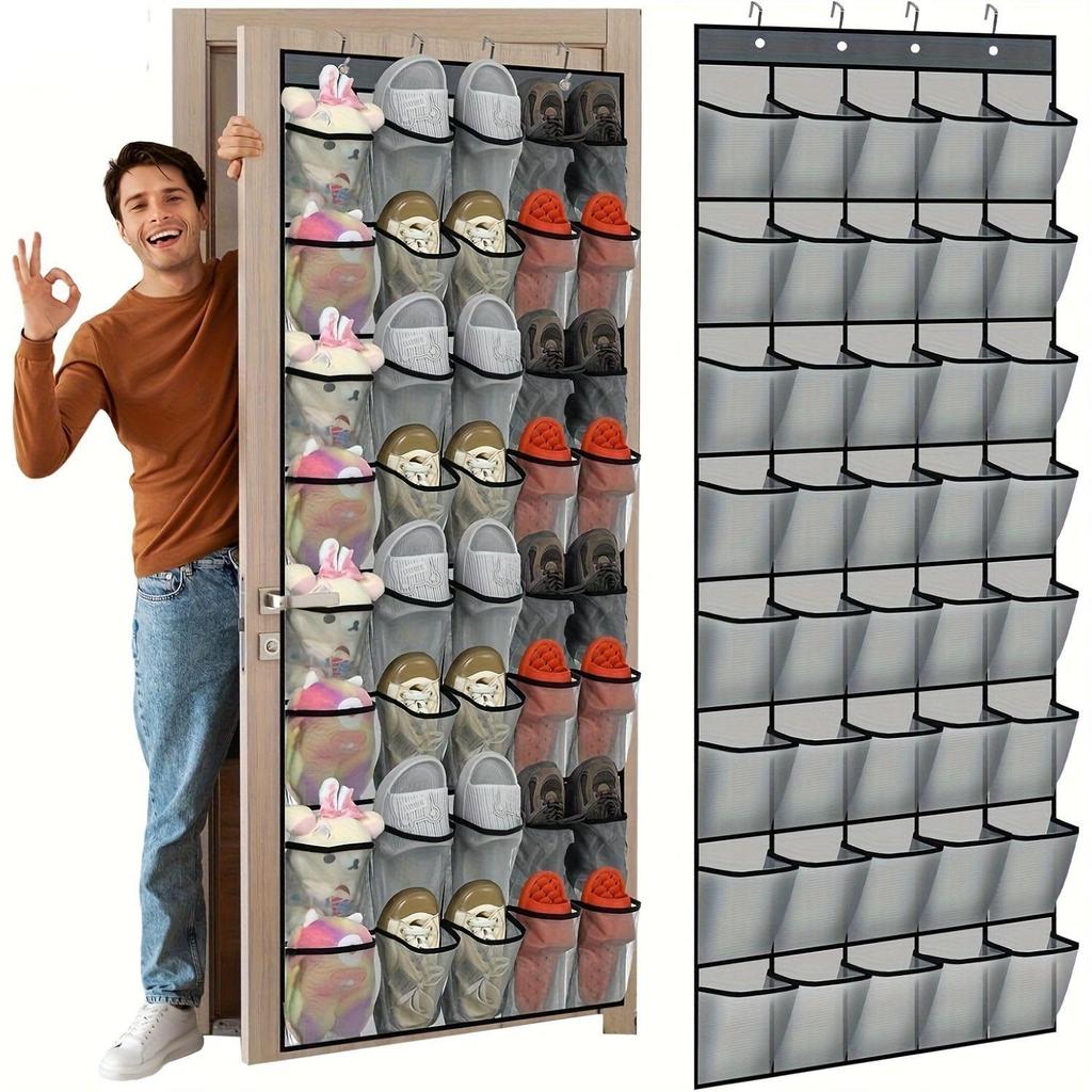 Temu Wall-Mounted Multifunctional Hanging Shoe and Sundries Storage Bag