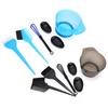 Hair Coloring Brush Hair Tint Salon Mixing Bowl Anti‑Slip Hair Dyeing Styling Tool