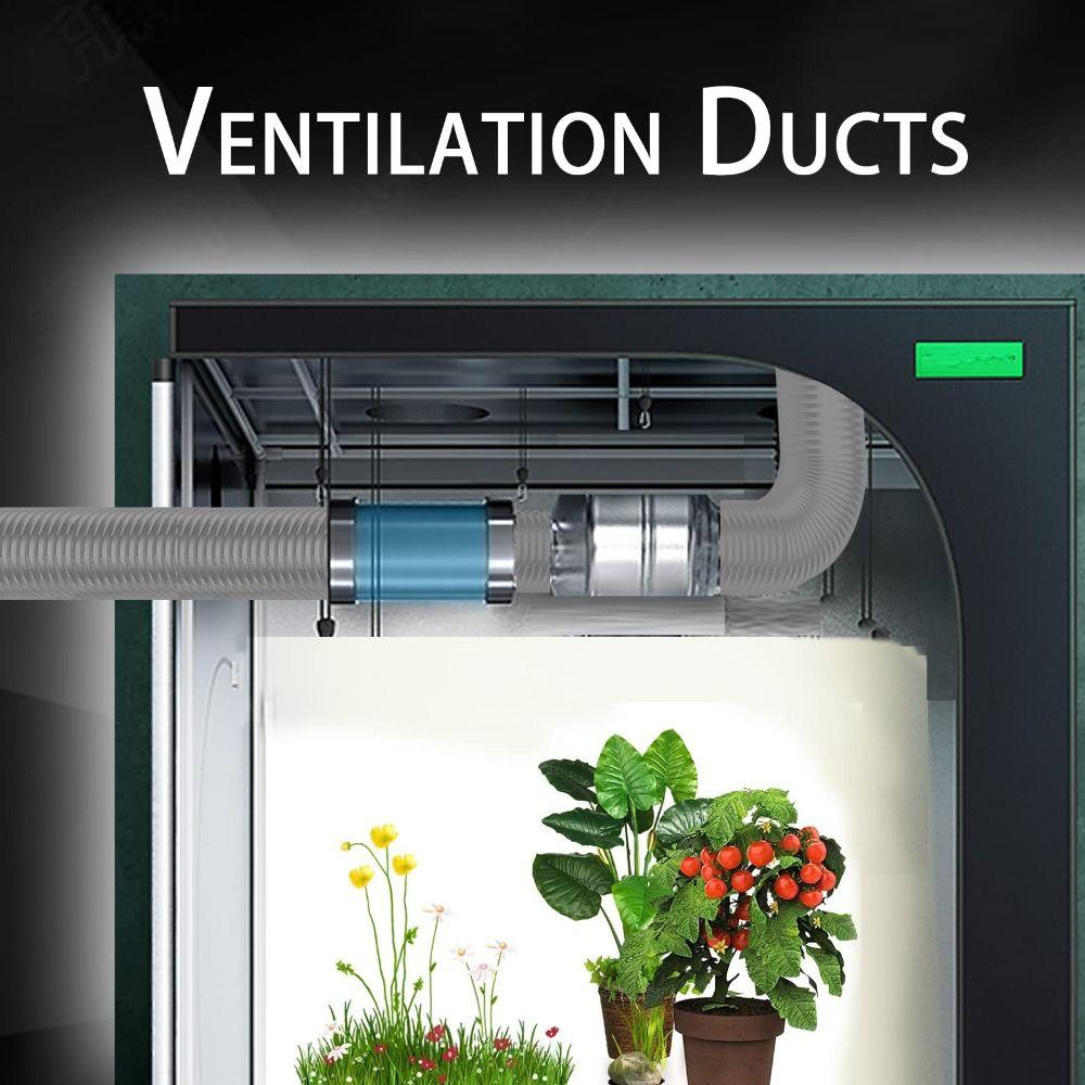 Grey Dryer Vent Hose 4 Inch Exhaust Pipe Professional Air Ducting  Kitchen