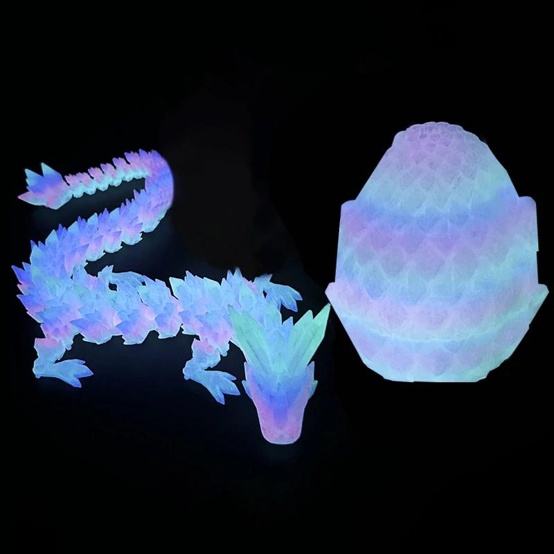 Creative Decompression Dragon Egg Chameleon Pendulum 3D Printing Complete Set Of Gifts Colorful Set Toys Colorful Decoration