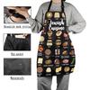 G2TUP Cooking Dishes Recipes Soup Apron With Pockets Je Cuisine Kitchen Gift Cooking Baking Chef Gift