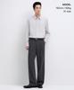 Musinsa Standard Real Wide Hidden Banding Slacks [Medium Gray]