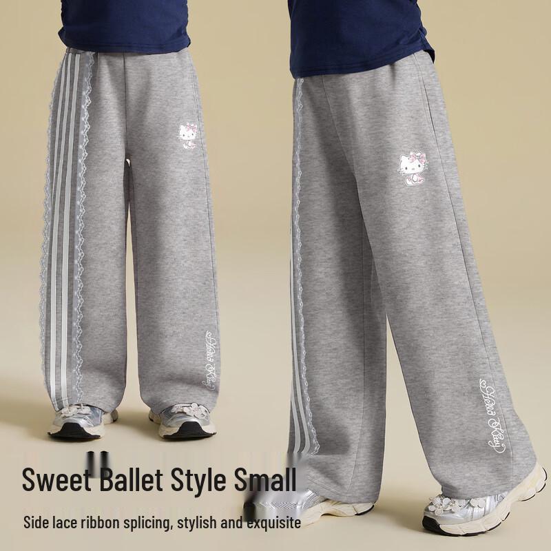 

Hello Kitty Girls Ribbon-Trim Casual Pants 140