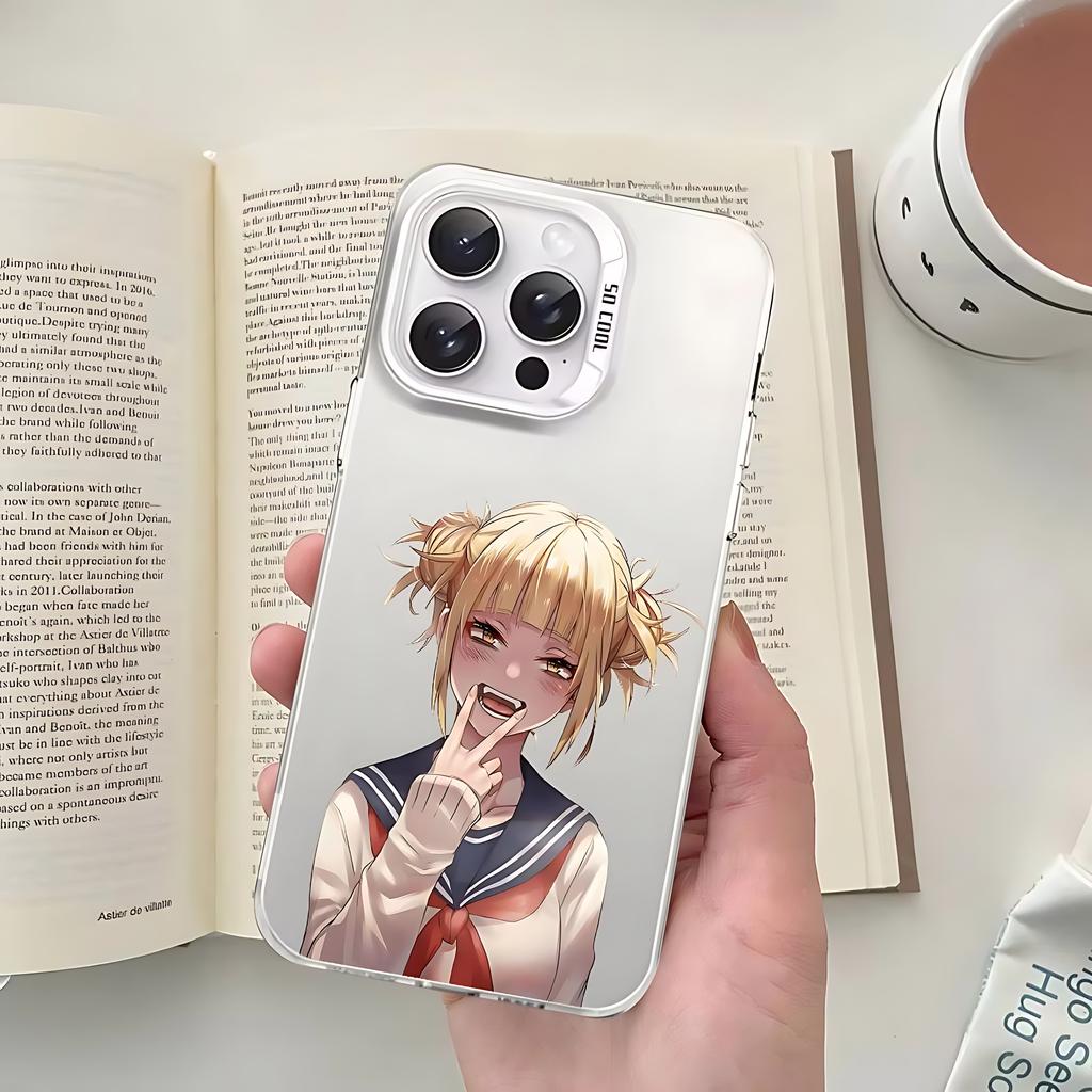 Anime Himiko Toga Cartoon Phone Case For iPhone 17 16e 16 15 14 13 12 11 Mini Pro Max XR XSMAX 8 7 Air Plus Anti Fall Back Cover