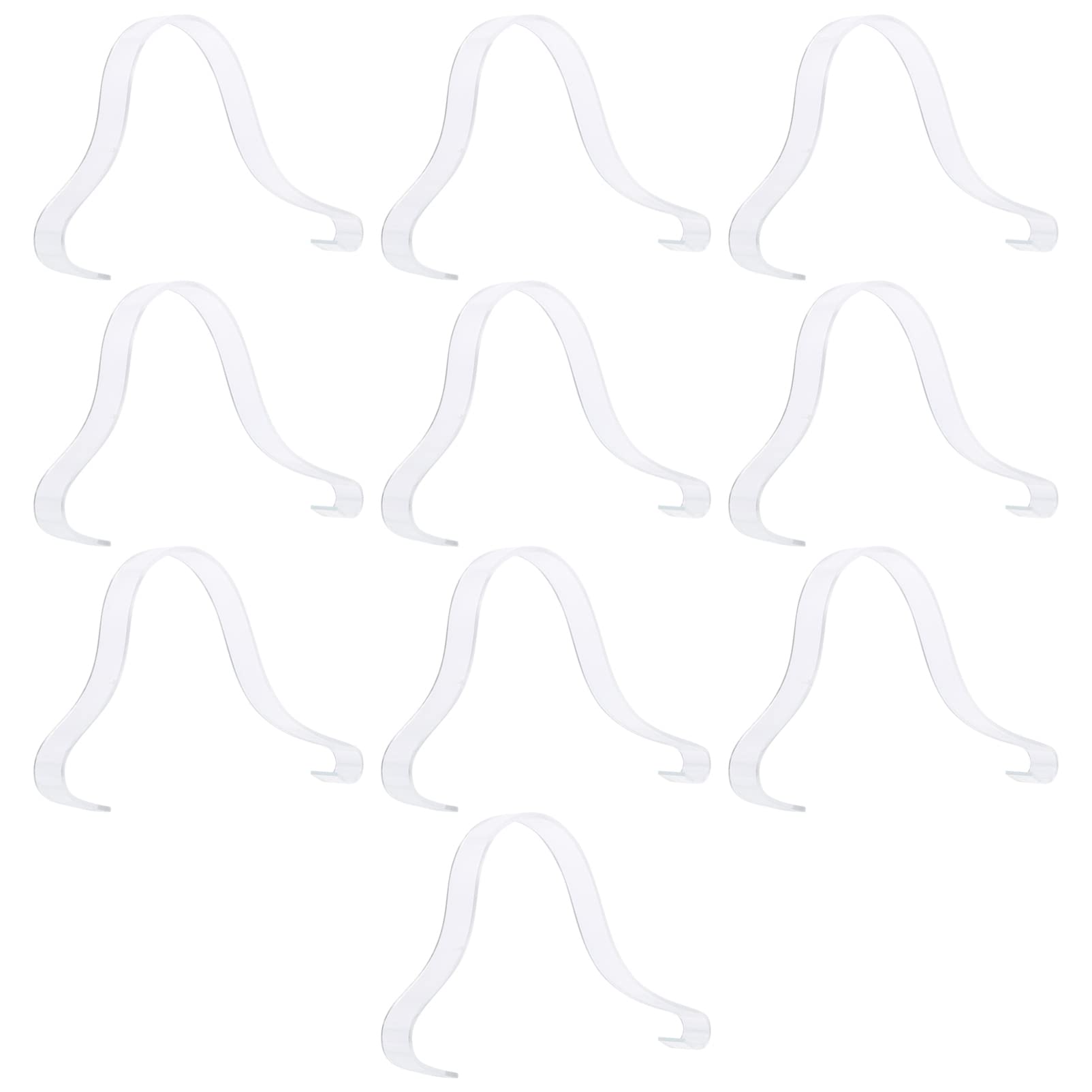 

Колодка для обуви Сандалия Прозрачная 10 штук Поддержка, Акрил,