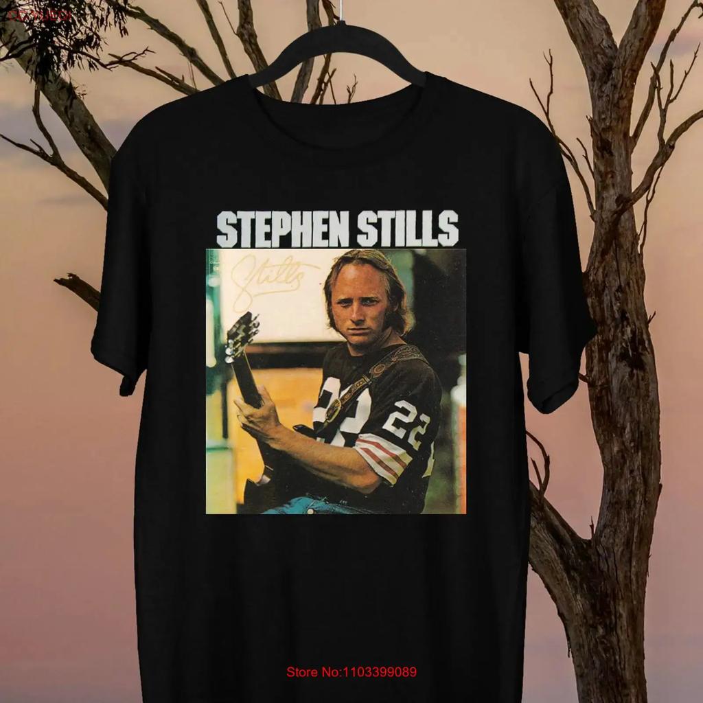 Stephen Stills For Fan Black All Size T Shirt Vintage Slightly Versatile Soft Casual Stretched Stylish Comfortable