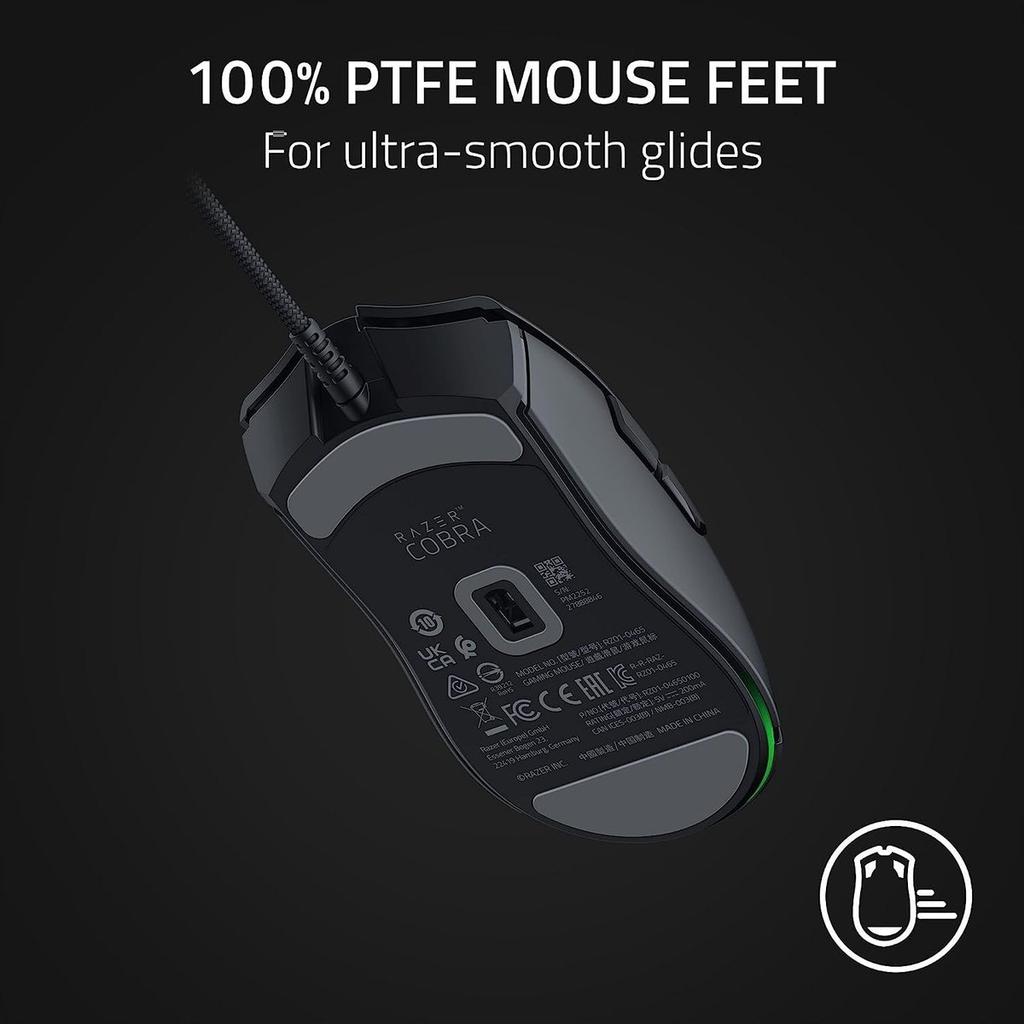 Razer Cobra Wired Gaming Mouse - 58g Lightweight, 8500 DPI, Chroma RGB
