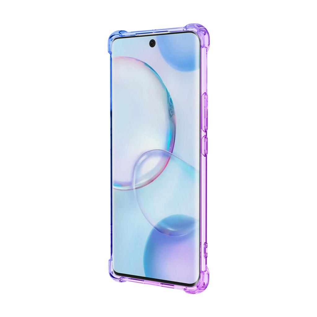 Clear Cute Gradient Phone Case Slim Anti Scratch Flexible TPU Cover Shockproof Protective Case for Huawei Honor 9X Lite 20 9A 9S 10I 20S 50 60 90