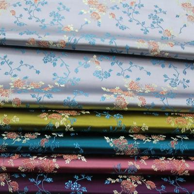 100x75cm Thailand/Chinese Style Florals Ethnic Southeast Asia Burma Jacquard Women's Jacquard Skirt Fabric DIY Sewing Material