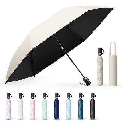 Umbrelă de soare pliabilă cu lumină UV și căldură Îmbunătățită Automată UPEB Pliabilă UV Potrivită pentru Soare și pentru și Include Depozitare Un Cadou Perfect pentru sau Calitate