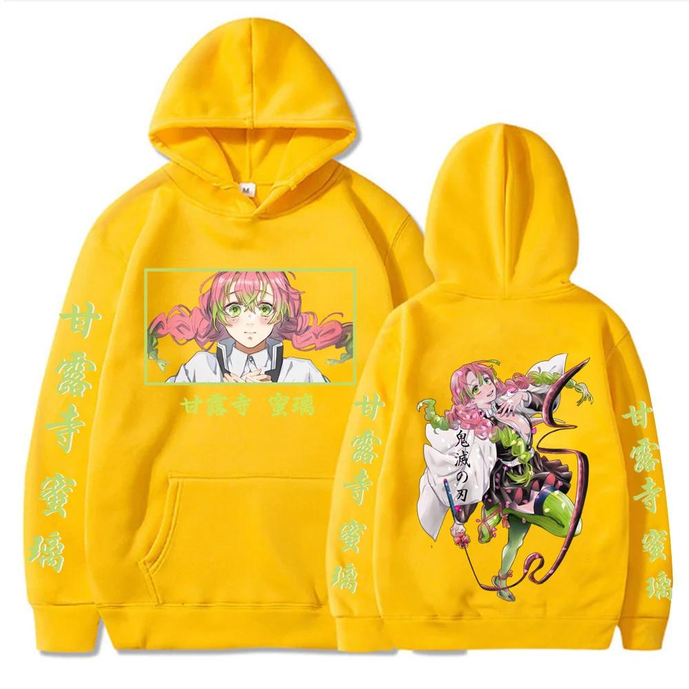 Autumn Winter Anime Demon Slayer Print Women Hoodies Printed Men Harajuku Casual Pullover Long Sleeve Fashion Unisex Sweatshirt