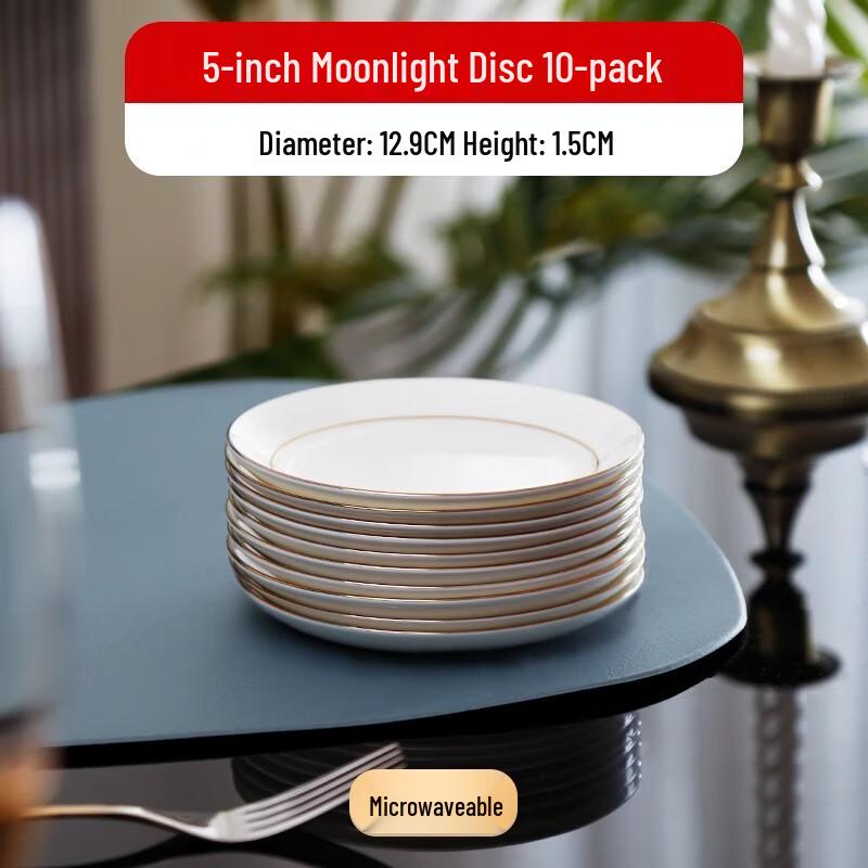 Nordic Ceramic Small Multipurpose Dishes - 10-Pack