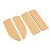 4PCS Universal Sweeper Door Sill Stair Wheelchair Door Sill Free Assembly Rubber Door Threshold Protect