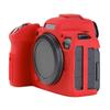 Litchi Texture Soft Silicone Shockproof Full Body Protective Case For Canon EOS R6 Mark II Mirrorless Camera