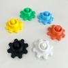 5pcs Flexible Gear-Style Tube Caps, Durable Plastic, Prevents Glue Hardening, For Silicone Repair, Outdoor Use
