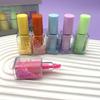 4 Pcs Highlighter Marker Highlighters Set Graffiti Markers Nail Polish Shape Highlighter Pen Marker Pen for Scrapbooking