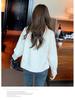 2025 Autumn Versatile French Style Embroidered Short Jacket – Casual, Loose Fit