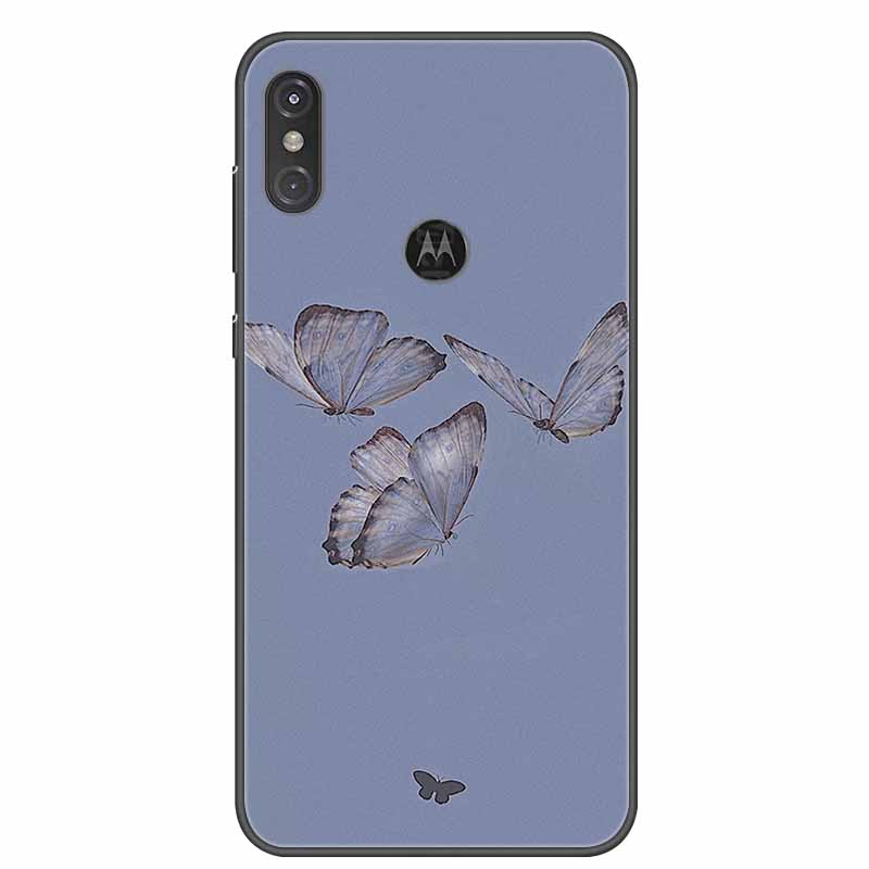 For Moto One Vision Case Luxury Silicone TPU Soft Cover Phone Case For Motorola Moto One Action Macro Shockproof Christmas Coque