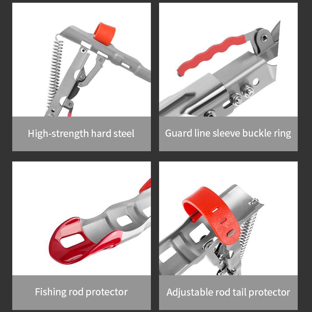 1Pcs Automatic Double Single Spring Angle Fishing Pole Holder Foldable Anti-Rust Steel Sea Rod Bracket Fishing Tackle Dropship