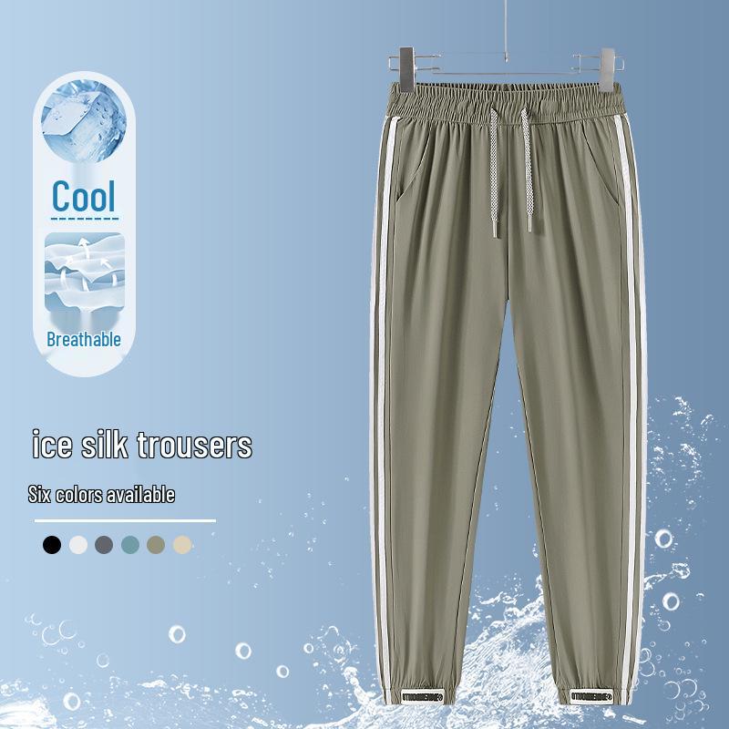 Men's Ice Silk Waterproof Sun-Protection Nylon Pants