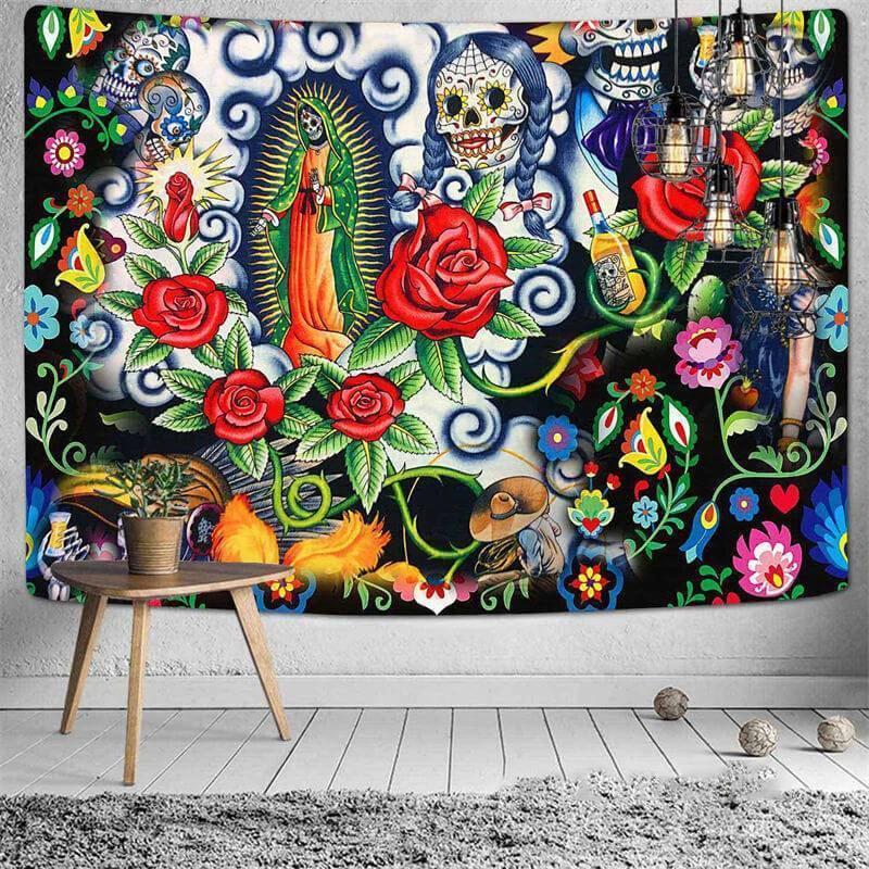 VIKAMA Interstellar Walk Tapestry Dreamy CosmicStyle Decorative Backdrop For Bedroom Headboards Room Decoration