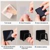 1-6PCS Kitchen Organizer Sponger Holder Punch-free Sink Drain Sponge Holder Wire Ball Rag Brush Organizer Wall Hook Kitchen Tool