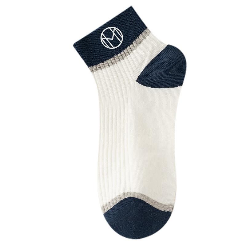 Men's Spring and Summer Thin Deodorant Sweat Absorption Low Help Shallow Mouth Short Tube Socks