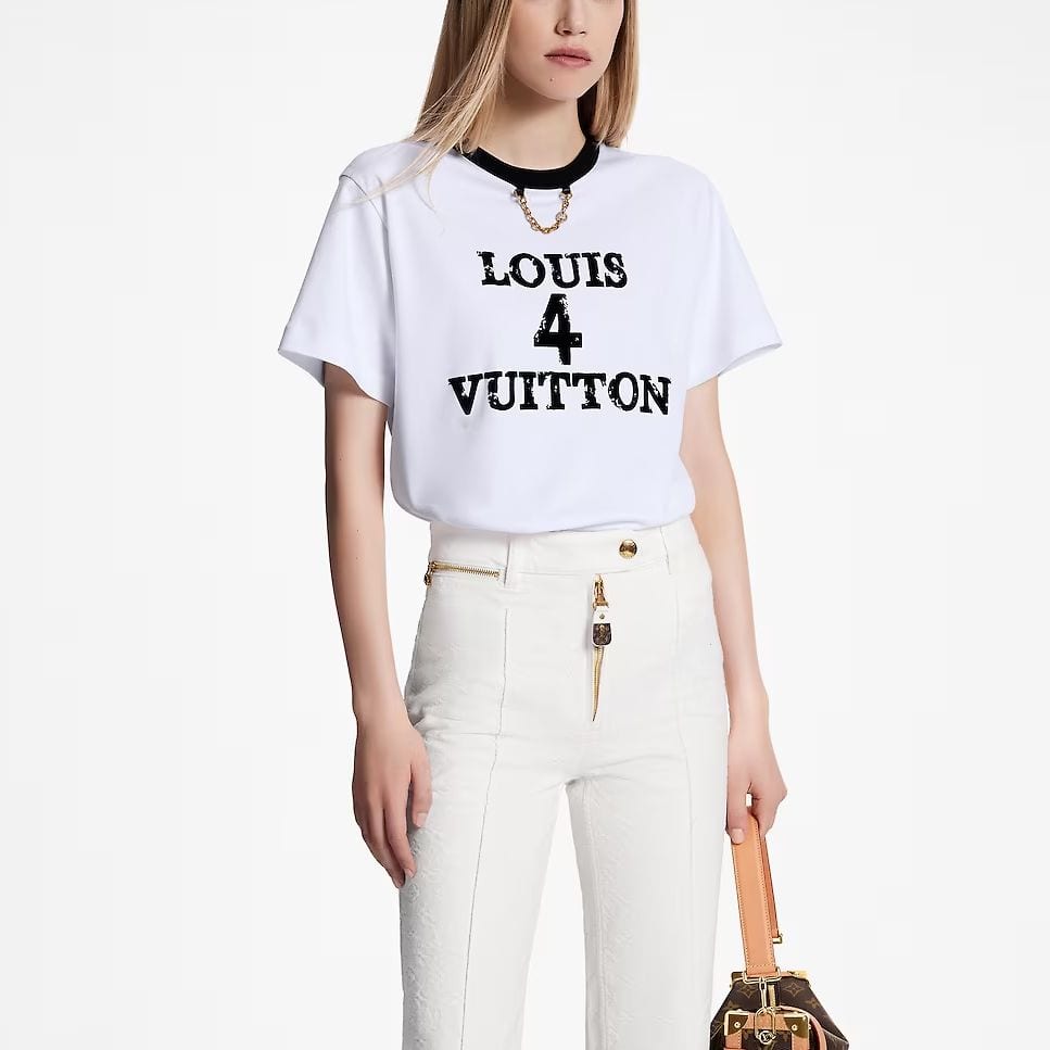 Louis Vuitton T Shirt Women's White 1ABIQC