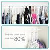 1/3pc Multi-functional Clothes Hanger 360 Degree Swivel Hook Can Accommodate 12 Clothes Hangers Pants Storage Shelf Space Saving