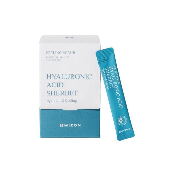 MIZON Hyaluronic Acid Sherbet Peeling Scrub 5g × 40 Packs
