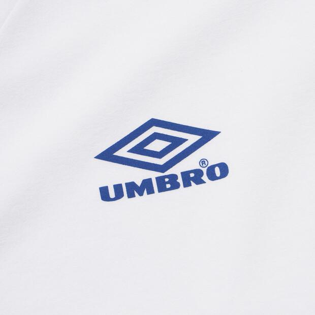 UMBRO [Quick-Dry] Hbl Football Puchibow Fresh Short Sleeve T-Shirt White Ur221Crs54