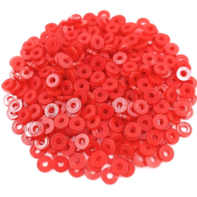 

200 шт. 6 мм однотонные акриловые плоские круглые бусины в стиле бохо, свободные бусины для браслетов, ожерелий, изготовления ювелирных изделий
