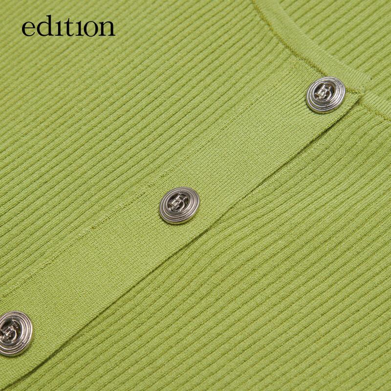 Women's U-Neck Knit Short Sleeve Cardigan