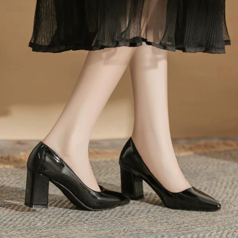 Fashion Elegant Women Pointed Toe Heeled Shoes Fashion New 2025 Summer Sandals Designer Dress Party Woman Luxury Brand Pumps Zapatillas