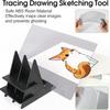 1pc Portable Optical Drawing Tablet Plastic Image Tracking Board with Adjustable Stand for Beginner Sketchers Art Easel
