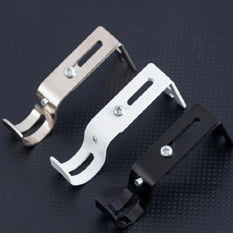 Curtain Rod Anchors, Adjustable Wall Mount Metal Brackets for Secure Drapery Hanging