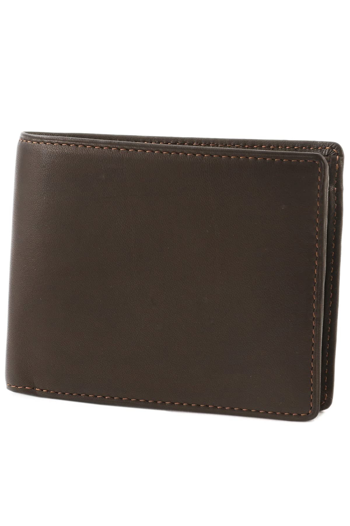 

genuine [SONNE] Bi-fold wallet, leather, men s, chocolate, SO-SOS003A-CH шоколадний