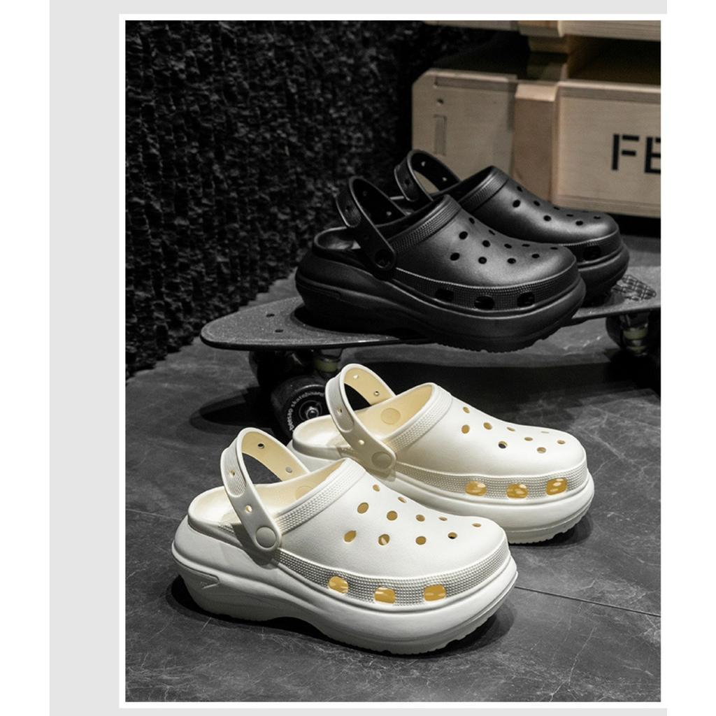 Height Increasing Summer Cave Mermaid Slippers, Thick Soled Height Increasing Women's Anti Slip Outer Wear Korean Version Ultra Soft Beach Shoes