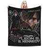 Residents Evils Requiem Leon S Kennedy Blanket Spring Warm Soft Throw Blanket For Boy Chair Sofa Bed Flannel Bedspread Bed Cover