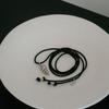 Oat Archive Silver Sora Necklace, Black