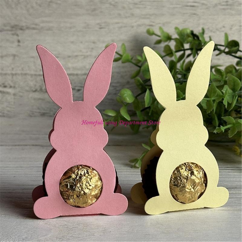 Bunnies Cutting Dies Scrapbooking Stencils Carbon Steel Die Cut Templates for Card Making Packaging Decoration