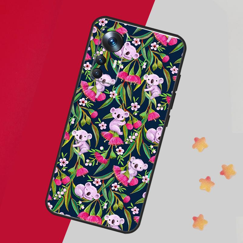 Koala and Eucalyptus Case For Xiaomi 15 Ultra 13 14 11T 12T 13T 14T Pro Cover For POCO F7 F6 F5 X3 X5 X6 X7 Pro