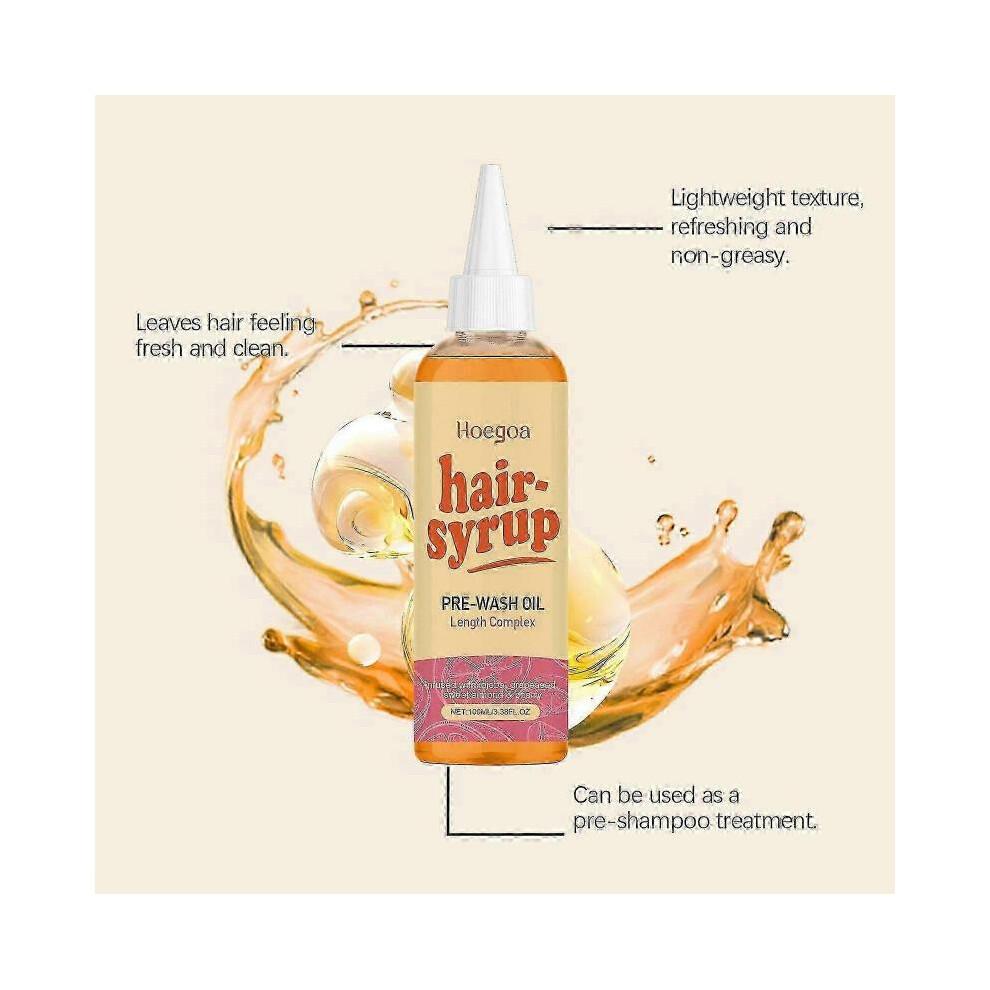 3X Rapunzel Hair Syrup Pre-Wash Oil Treatment Boost Hair Growth 100ml
