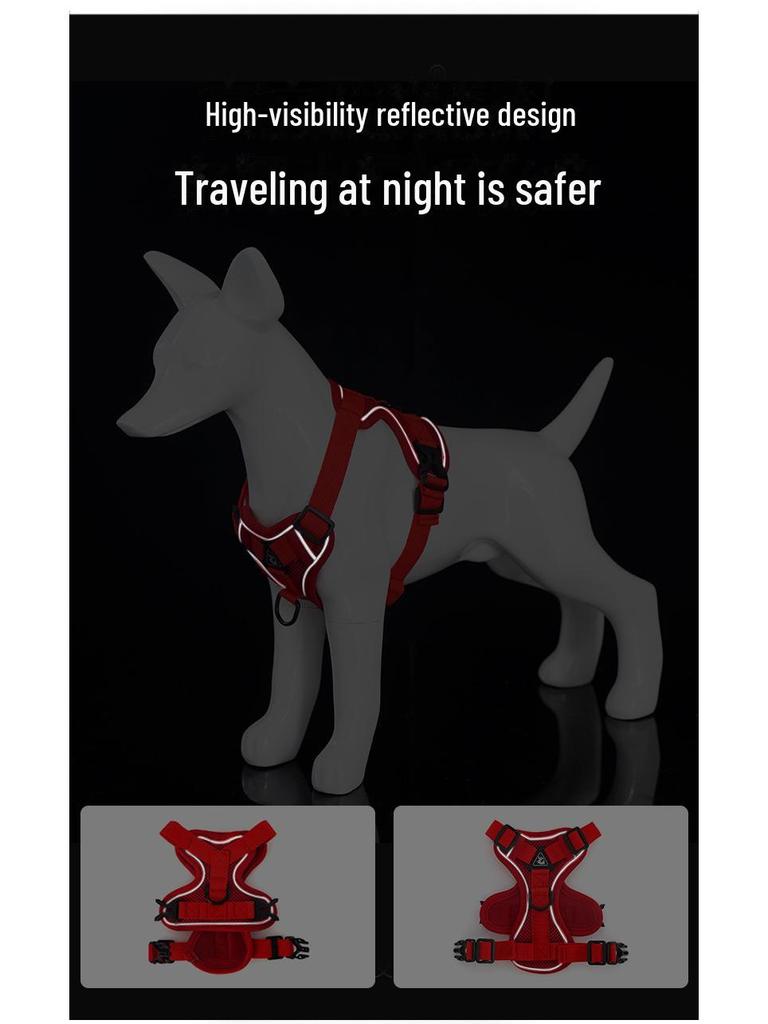 Adjustable Anti-Breakaway Pet Harness and Leash Set for Dogs and Cats