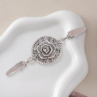 Sweater Shawl Duck Mouth Clip Vintage Shirt Dress Cardigan Collar Brooch Pin Retro Scarf Clasp Accessories for Women Girls