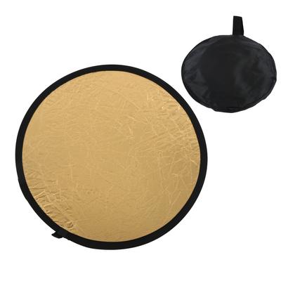60cm  23.6in 2 In 1 Photography Lighting Reflector Portable Collapsible Photo Studio Reflector